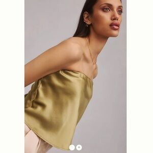 Reformation Spritz Silk Top